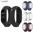 Ремешок для Mi Band 5, силиконовый ремешок для Xiaomi mi band 4, спортивный силиконовый браслет для xiaomi Mi band 3 band3