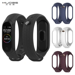 Ремешок для Mi Band 5, силиконовый ремешок для Xiaomi mi band 4, спортивный силиконовый браслет для xiaomi Mi band 3 band3