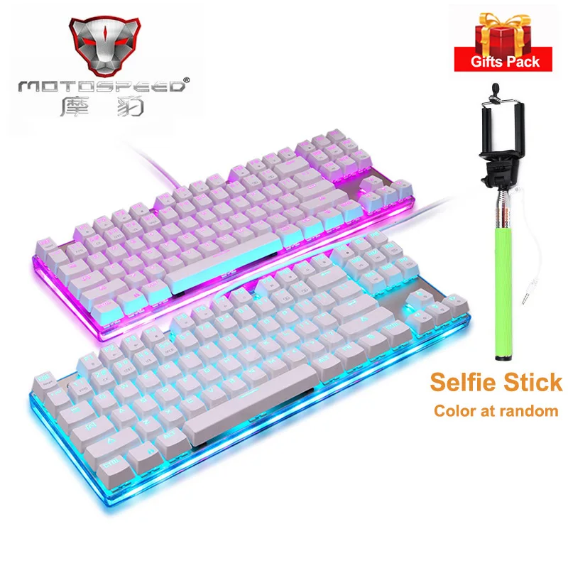 Оригинальная механическая клавиатура Motospeed K87S NKRO RGB подсветка 9 видов тем крутая