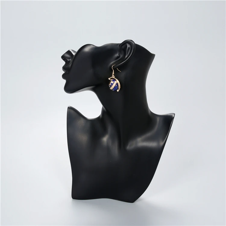 Серьги капельки Blue Planet Universe Globe Earth простые серьги с золотой эмалью подвеской Love