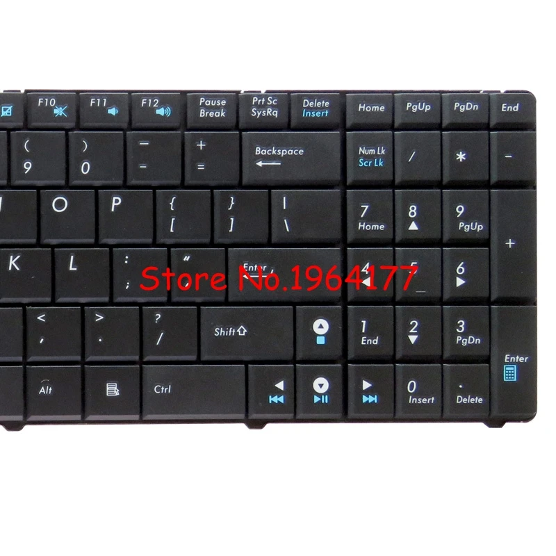 Клавиатура для ноутбука ASUS P50 P50IJ новая английская и американская клавиатура ij