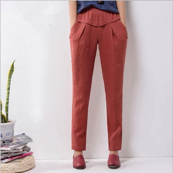 Summer style Fashion Linen Pants 