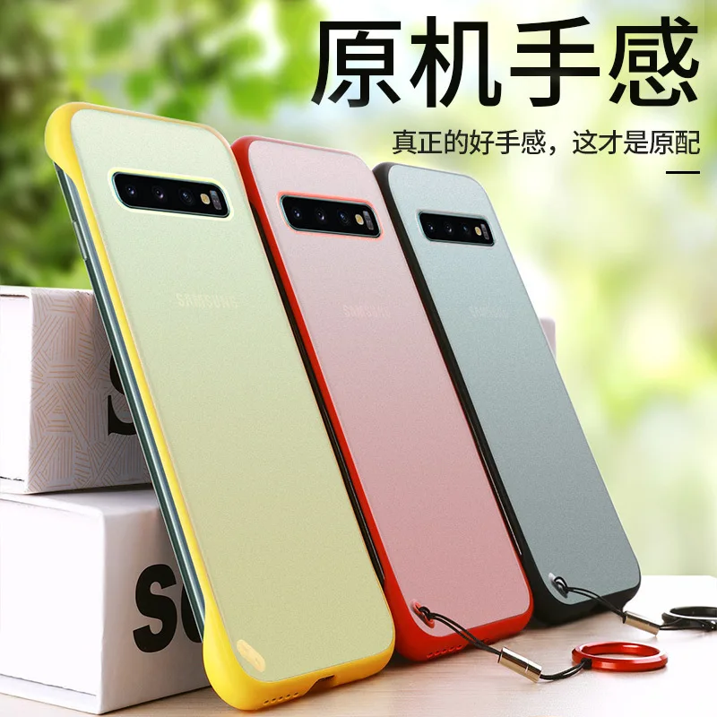 Sam S10 plus матовый чехол для телефона жесткая задняя крышка samsung Galaxy простой