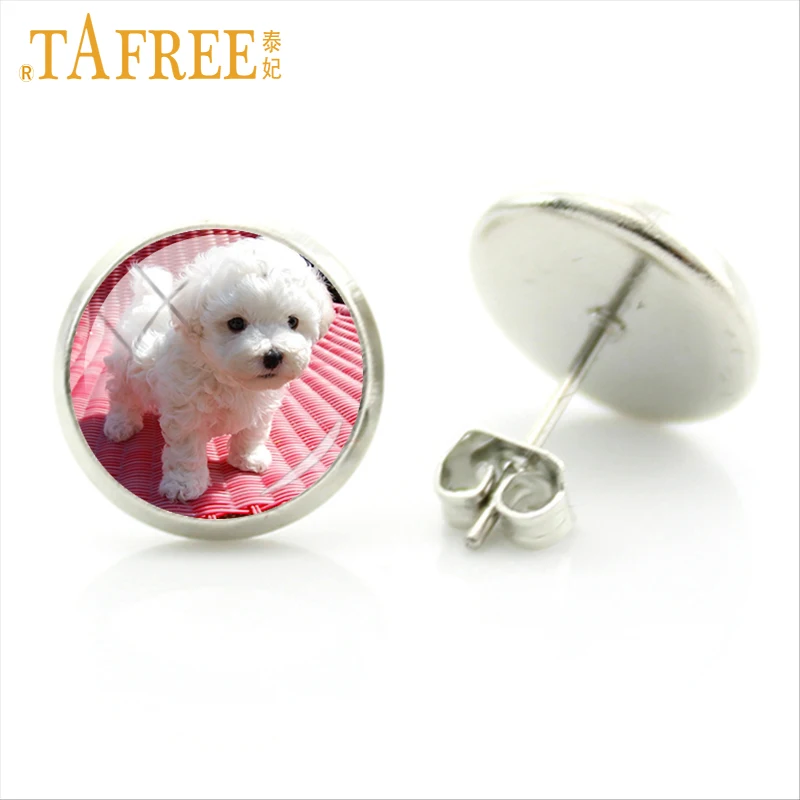 TAFREE Новинка милая собака стеклянная фотография ручной работы милые женские