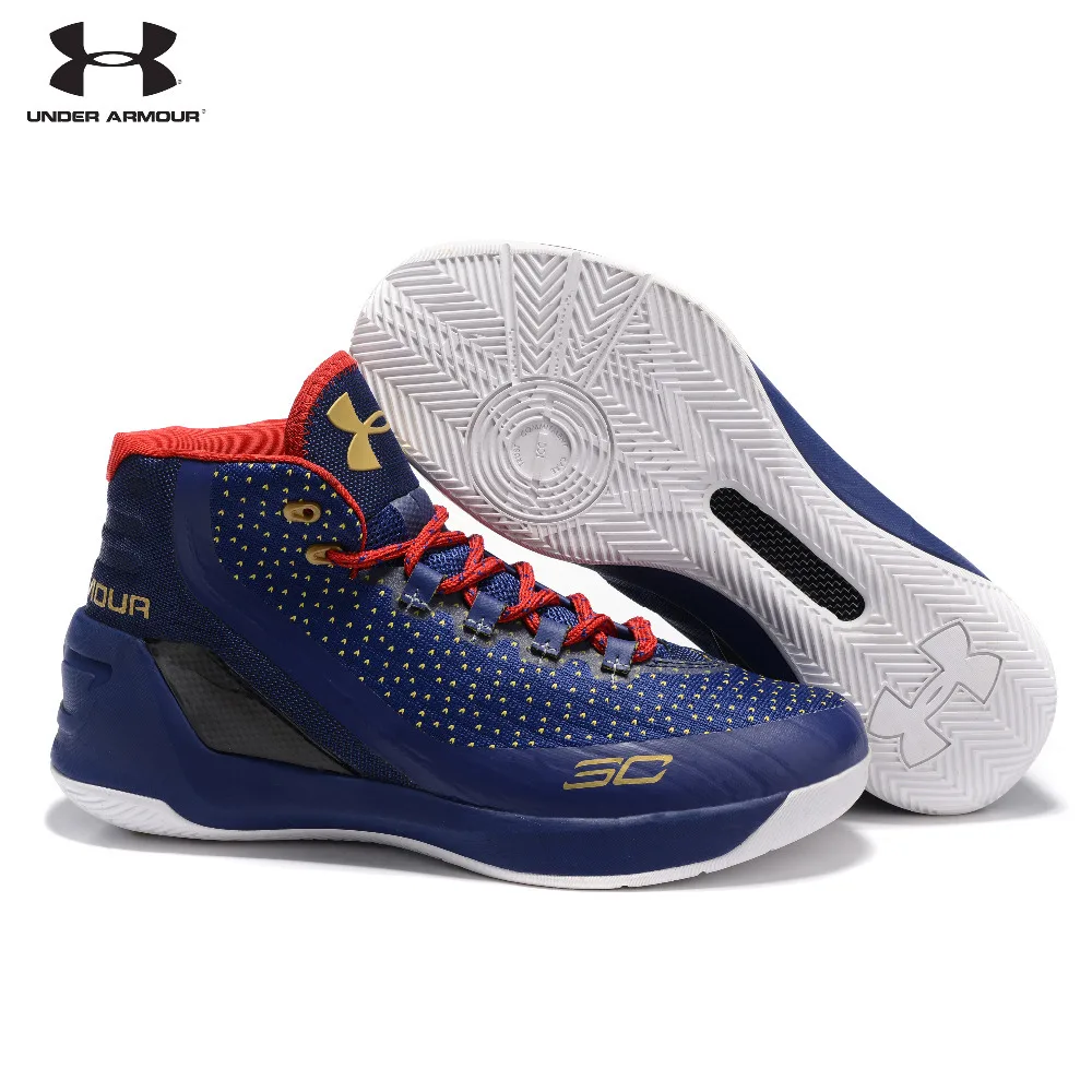 Under Armour Новое поступление UA Для мужчин Карри V3 с seaglass стельки Баскетбол