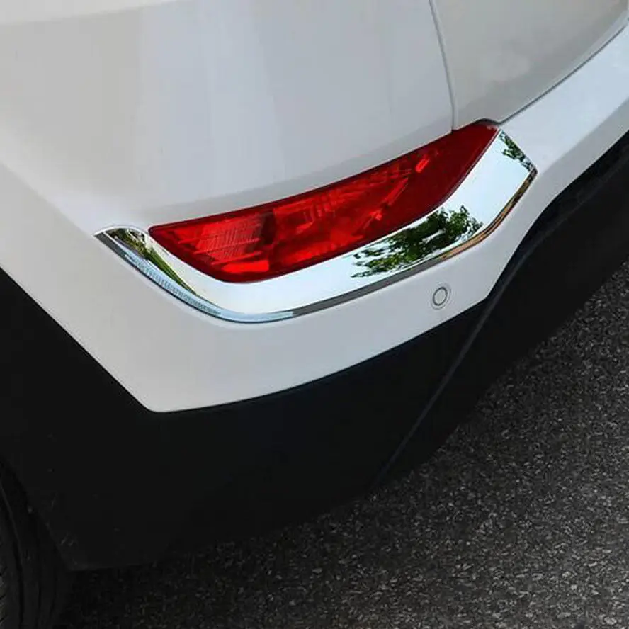 ABS хромированный автомобильный Стайлинг задний противотуманный фонарь Крышка