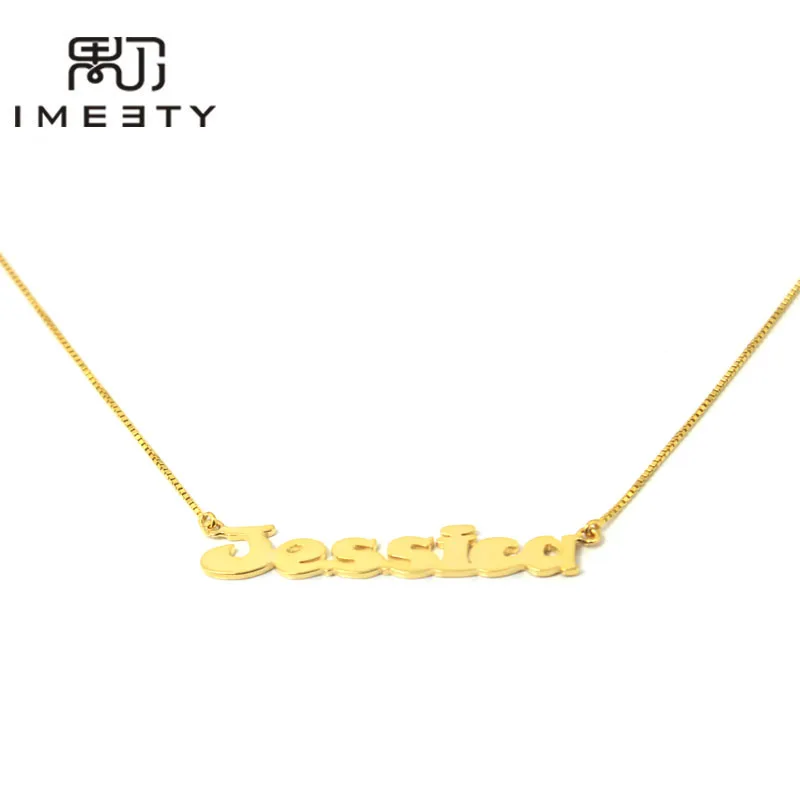 Индивидуальное ожерелье IMEETY для детей на Рождество с изображением милой