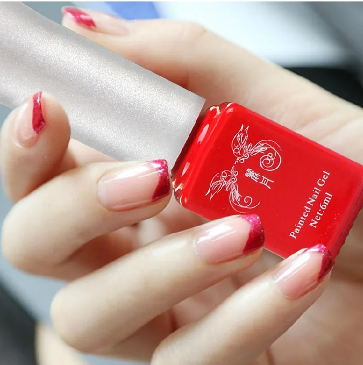 2016 новый тренд 6 мл УФ гель для ногтей гелевая подводка рисования Гель инструмент