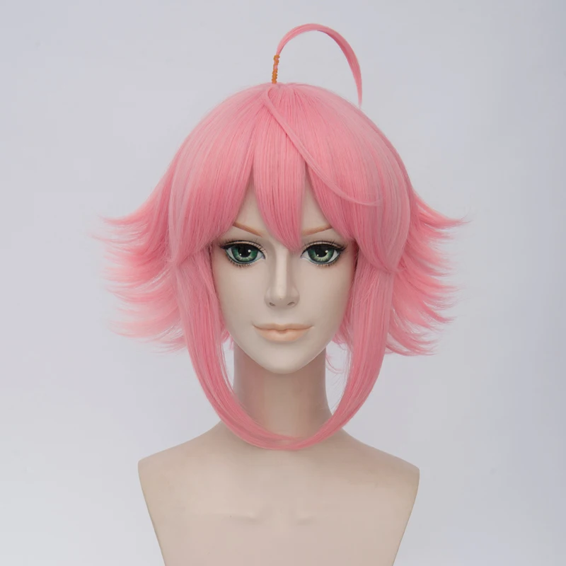 Game Happy Elements Ensemble Stars! Touri Himemiya Tori Short Full lace Cosplay Wig Costume Heat Resistant + Cap +Track Number |