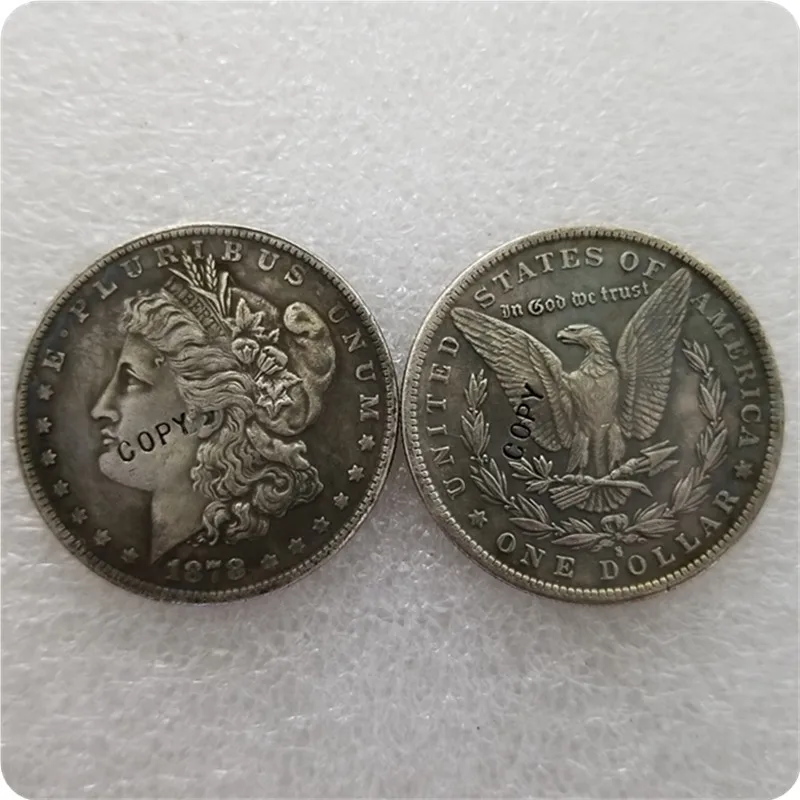 Античное серебро США (1878-1904) S мраморный доллар копия памятные монеты-копия монет |