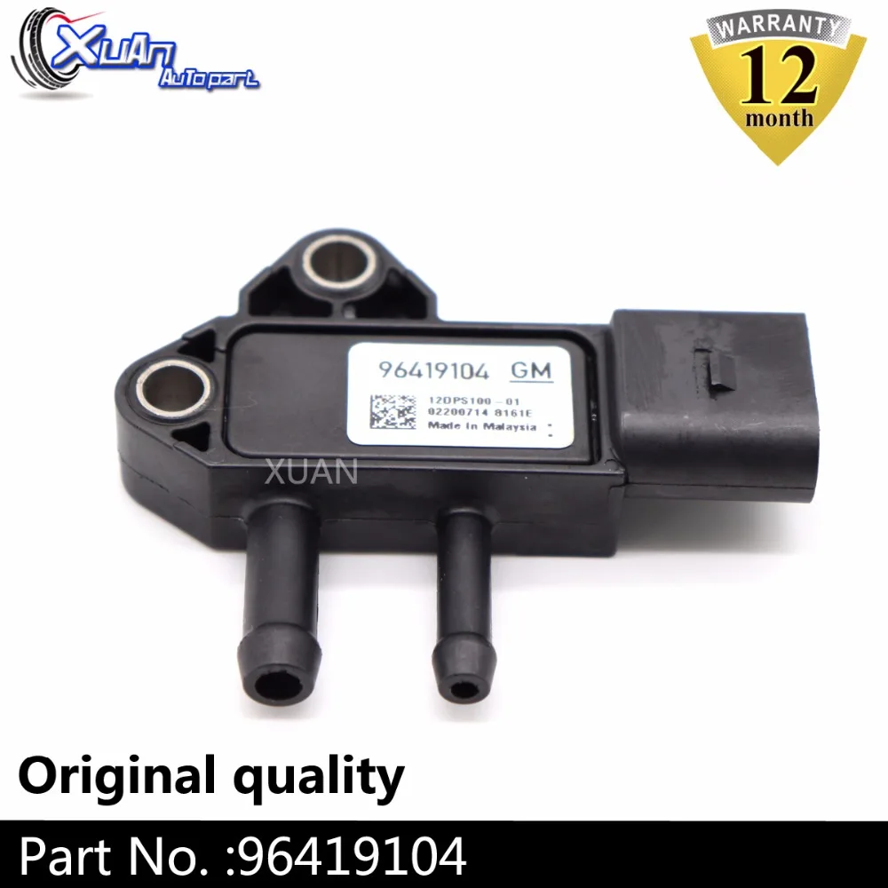 XUAN-Sensor de escape 96419104 DPF, diferencial de presión para Chevrolet Captiva C100, C140 2,0 D Opel Antara 2,0 CDTi