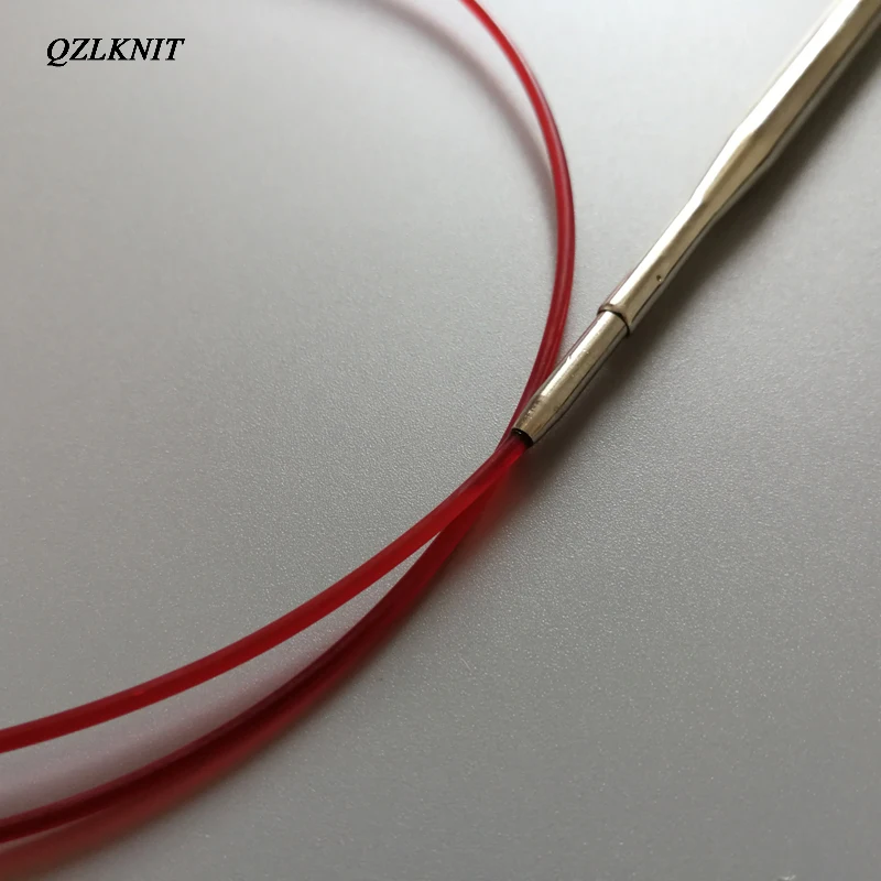 QZLKNIT 100 см 80 и 60 высококачественные нейлоновые трубки сменные круглые спицы для