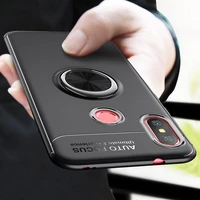 kolpler cover for xiaomi a2 lite case 360 protection soft silicone car holder magnetic phone case for xiaomi redmi 6 pro capa