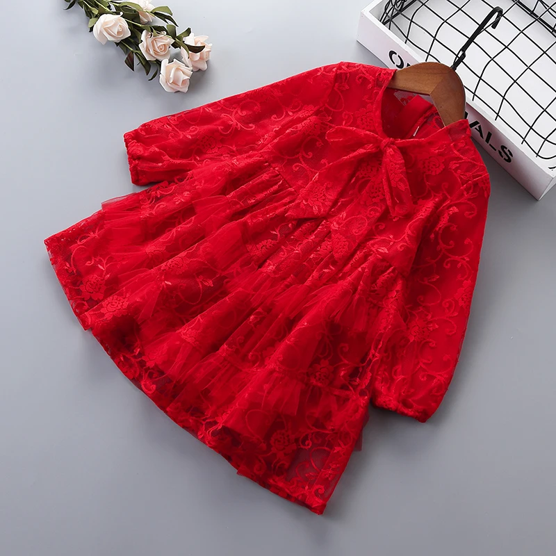 0-6 years High quality girl dress 2020 spring new fashion European and American style kid children clothing princess | Детская одежда и