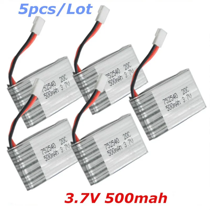 Фото 5 шт./лот 3 7 в 500 мАч 25C аккумулятор для Hubsan X4 H107 H107L H107C H107D V252 JXD385 X11 X11C X5C X5SC RC Drone spare 5 шт./лот 3 7 в 500 мАч 25C аккумулятор для Hubsan X4 H107 H107L H107C H107D V252 JXD385 X11 X11C X5C X5SC RC Drone spare