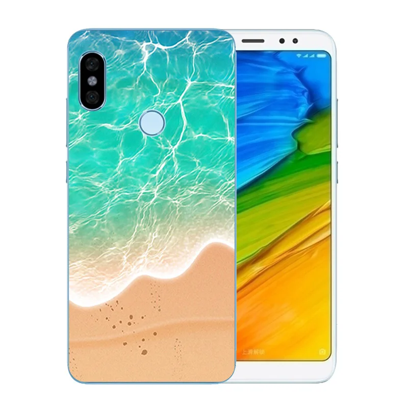 Phone Cases For Xiaomi Redmi Note 5 Pro Back Cover Landscape Pattern Coque Clear Shell |