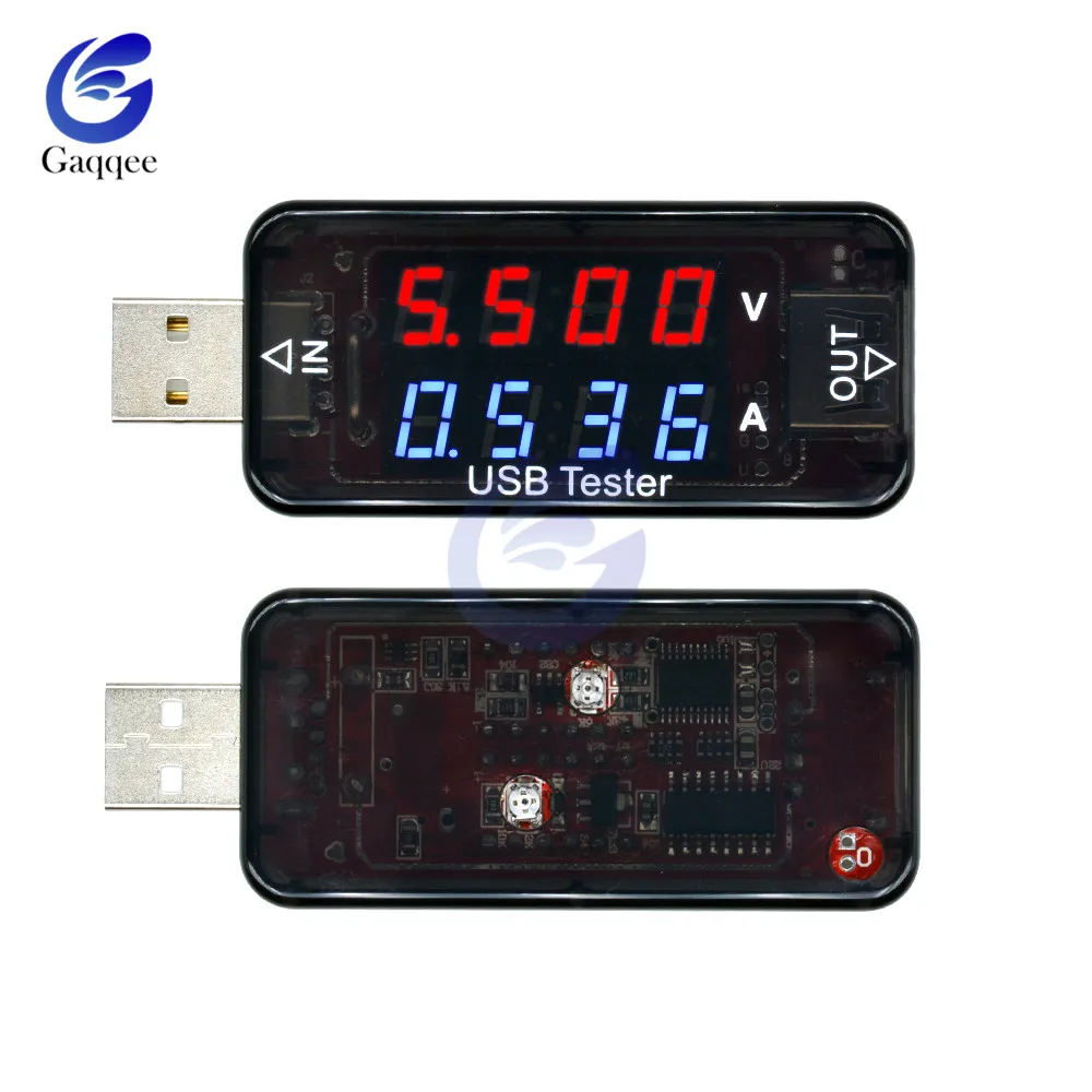 4 3-bit USB ток Напряжение зарядный детектор мобильный Мощность ток Напряжение Вольтметр Амперметр USB Зарядное устройство Тестер высокой точности