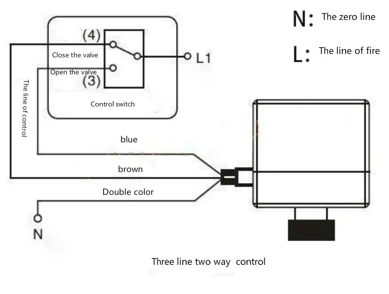 5 в постоянного тока Электрический привод клапан электрический шаровой латунный