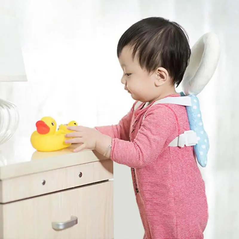 

29 X 16 X 4.5cm Baby Head Protection Pad Kids Headrest Pillow Wing Drop Resistance Cushion Baby Head Protection Pad Pillow