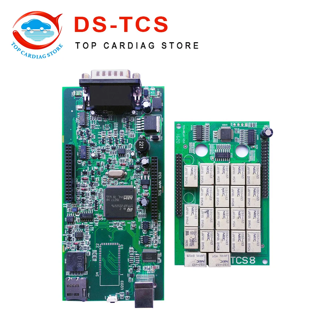 2014 R2 R3 TCS CDP сканер без bluetooth Новый VCI Диагностический Сканер 2 зеленая доска +