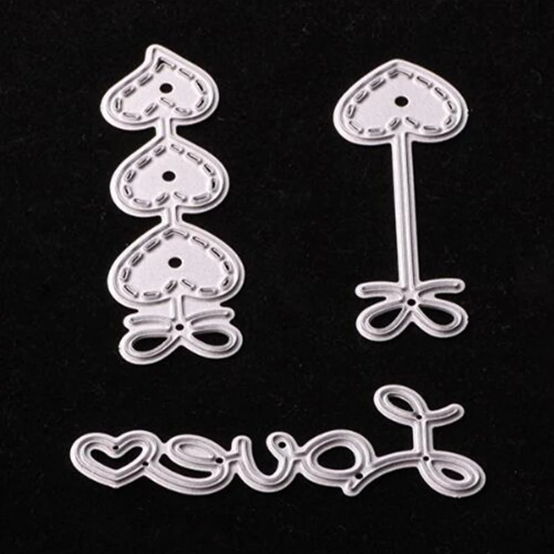 

SCD172 Love Arrow Metal Cutting Dies For Scrapbooking Stencils DIY Album Cards Decoration Embossing Folder Die Cutter Template