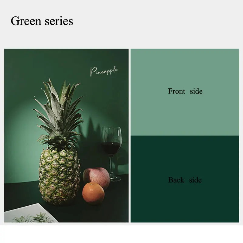 Green series Сплошной цвет INS фон для фотосъемки доска для еды одежда Студия фото фоны настольные аксессуары для фотосъемки Fotografia - Цвет: Green series