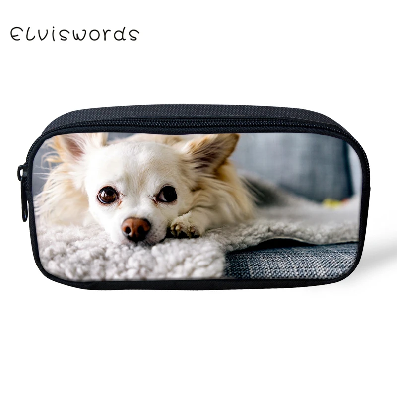 ELVISWORDS милые Чихуахуа собаки печатные карандаши для школьников детей девочек