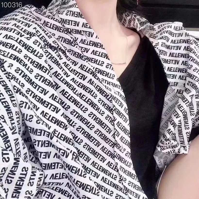 Рубашка с принтом для мужчин и женщин длинная модная повседневная одежда карманами|Повседневные рубашки| |