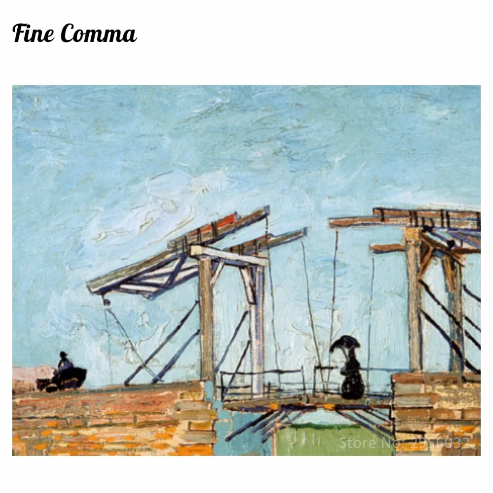 Goede De Brug Van Langlois By Vincent Van Gogh Handgeschilderde Olieverf Reproductie Replica Muur Canvas Schilderij Repro