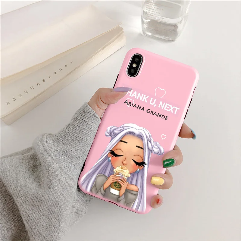 Чехол Ariana Grande Ag ciciber thank u, the next adoante из ТПУ для iPhone 4 5 6 7 8 plus x XR fundas Capa Cover - Цвет: --P