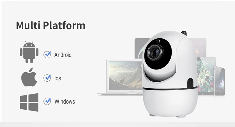 Автоматическое отслеживание Wifi IP камера 720P HD Беспроводная Домашняя безопасность Wifi камера ИК Ночное Видение CCTV камера Двусторонняя аудио Радионяня