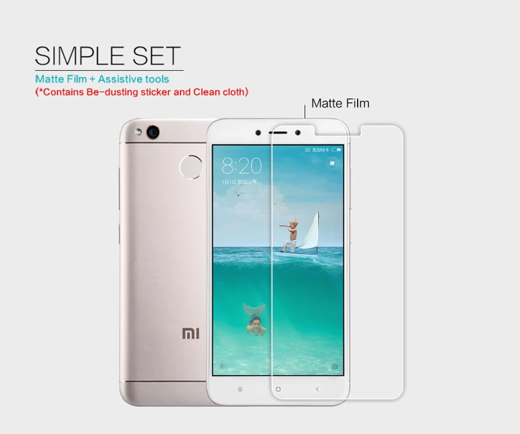 2 шт./партия xiaomi redmi 4X/redmi 4X pro prime защита экрана NILLKIN Антибликовая матовая защитная