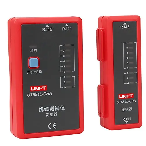 UNI-T UT-681L портативный кабель тестер линия детектор тесты Ethernet кабели и телефонные