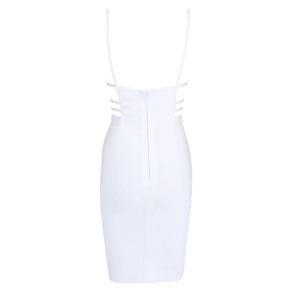 Женское трикотажное ажурное платье на тонких бретельках облегающее из вискозы