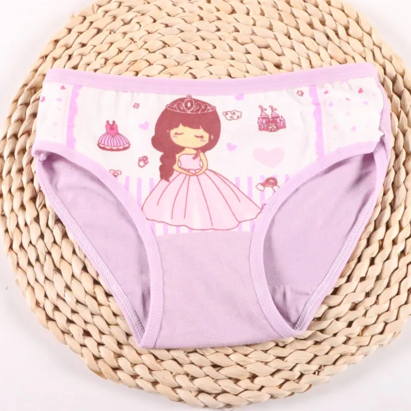 6 шт./упак. трусы для девочек нижнее белье маленьких с героями мультфильмов