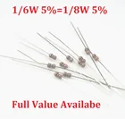 1000 шт.лот 16 Вт 18 Вт 430 к470 к510 к560 к620 к сопротивление 430470510560620 кОм резистор цветное кольцо углеродная пленка резисторы