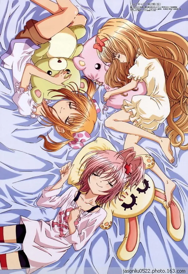 

Shugo Chara аниме персонажи 150*210 см односторонняя простыня #30076