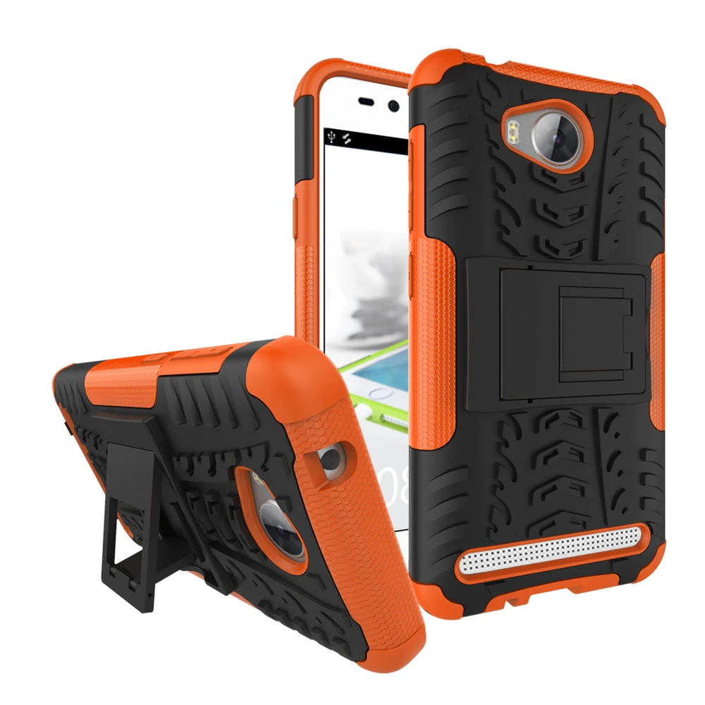 For Case Huawei Y3 II Cover ShockProof TPU + Plastic Armor 2 Y3II Lua-L21 With Phone kickstand |