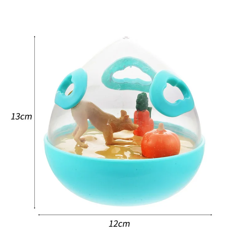 Высококачественный пластиковый массажер протекающий пищевой мяч для собак