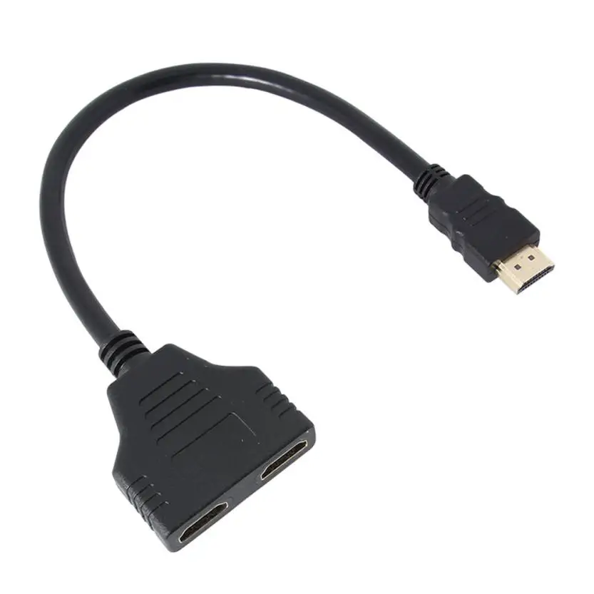 Хорошая продажа Новый HDMI 1 до 2 Сплит двойной сигнал адаптер конвертировать