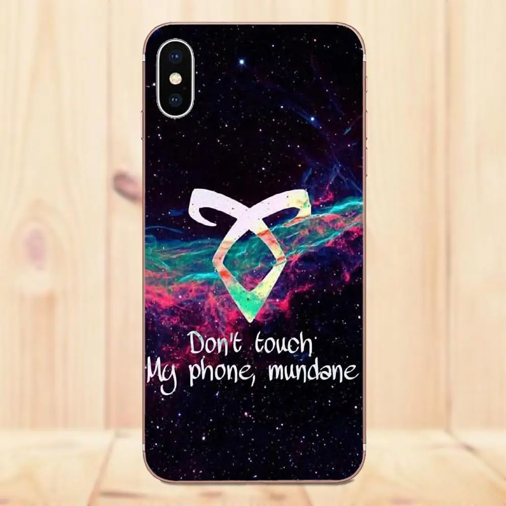 Maerknon ТПУ Роскошный Американский ТВ Shadowhunter Руны Для Galaxy Alpha Core Prime Note 4 5 8 S3 S4 S5 S6 S7 S8 S9