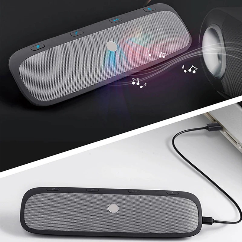 Новый Защита от солнца козырек многоточечный беспроводной Bluetooth громкой связи