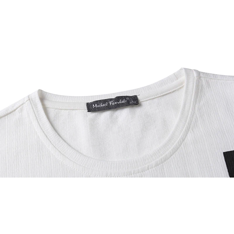 Мужская футболка 2017 Лето высокое качество стиль хип-хоп мужские на молнии Slim