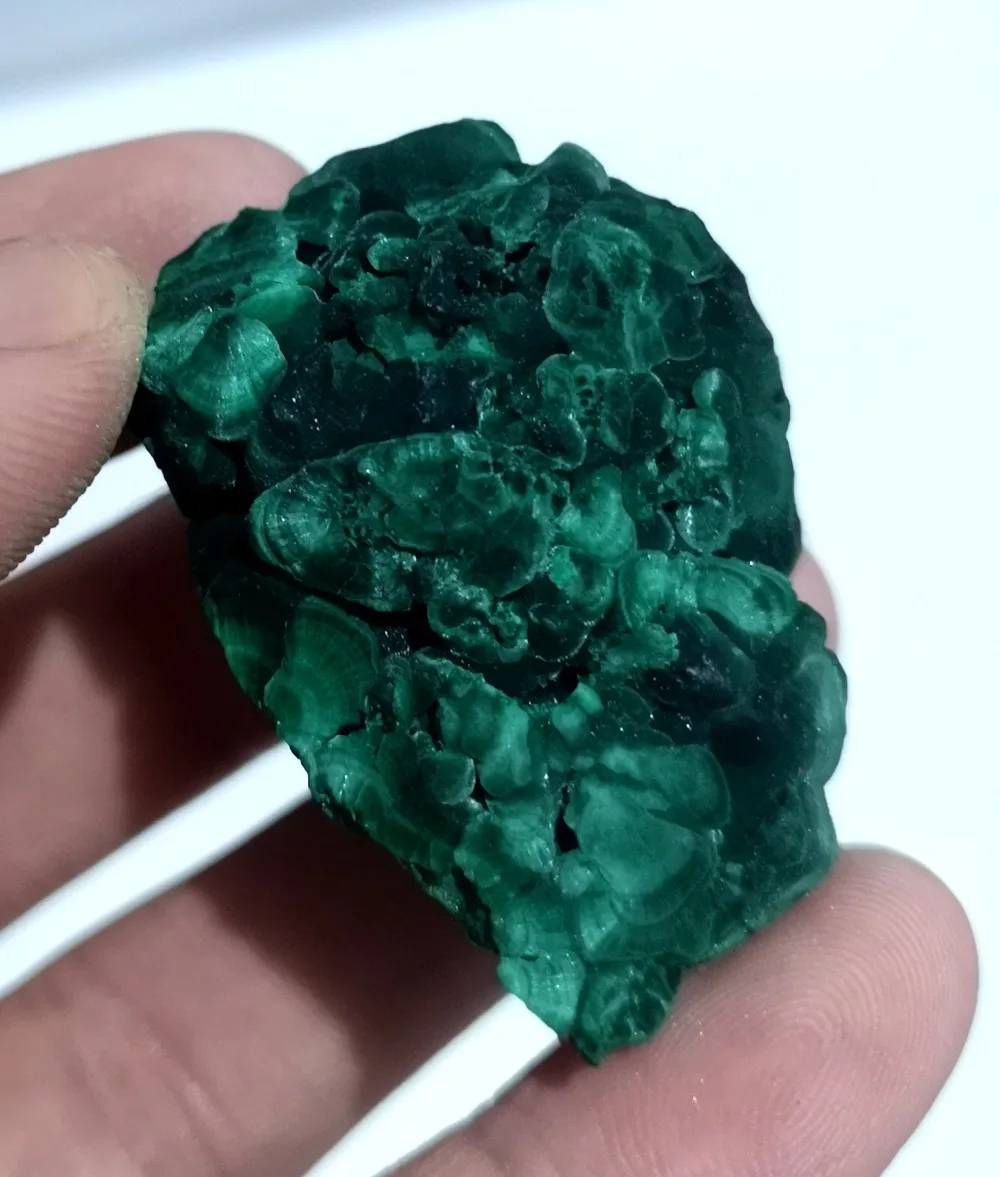 53g натуральный МАЛАХИТ образец минерала зеленый камень кристалл учебный