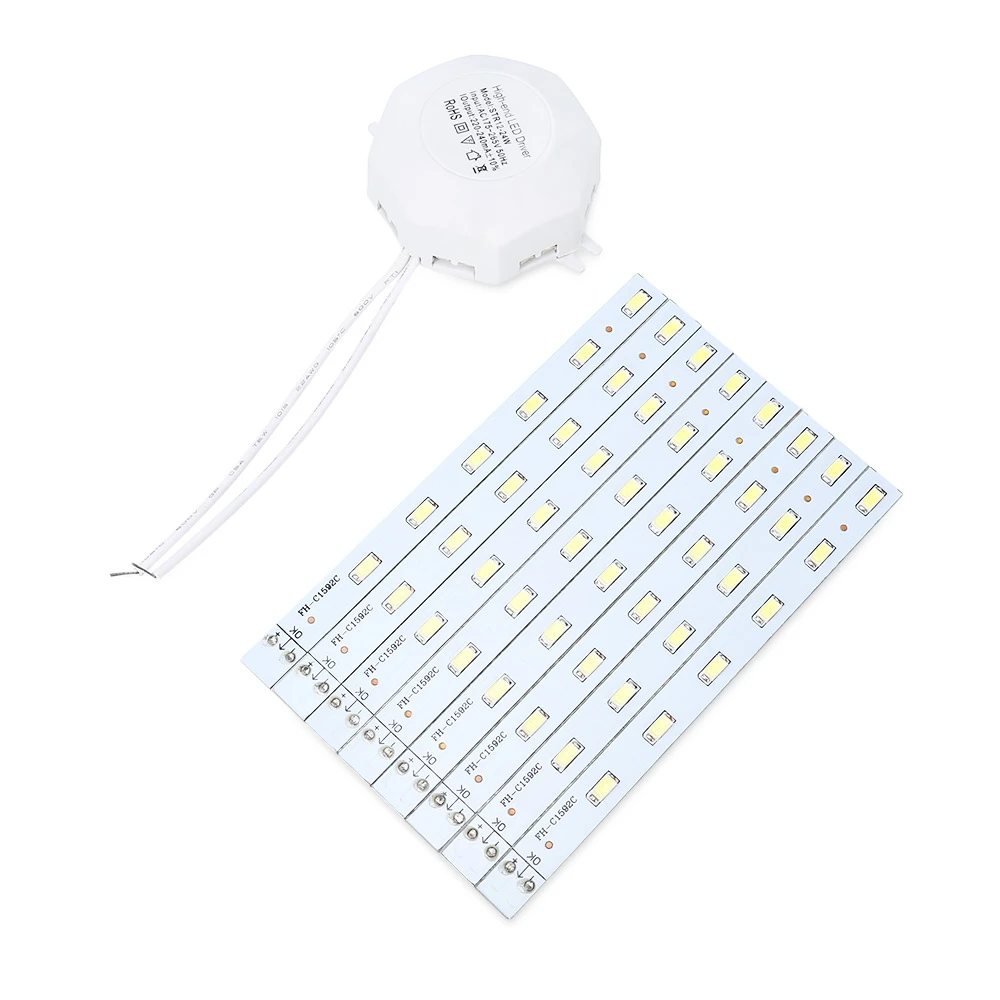 220V светодиодный модуль источника 24 Вт SMD5730 простой Установка энергосберегающий