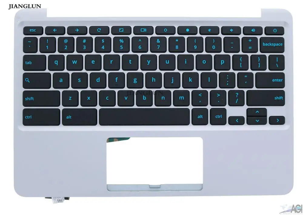 JIANGLUN Palmrest w/ Keyboard 90NX00Y1-R30120 For Asus C202S C202SA Chromebook