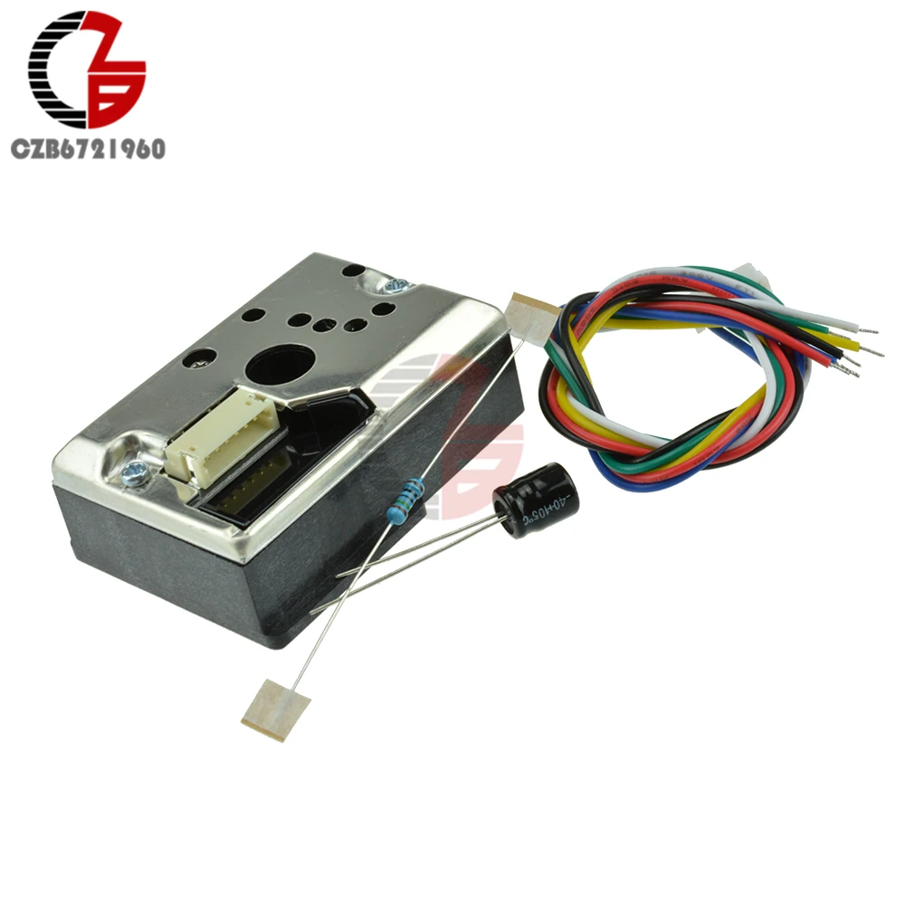 GP2Y1010AU0F Компактный Оптический датчик пыли дыма с кабелем Новинка|sensor smoke|sensor