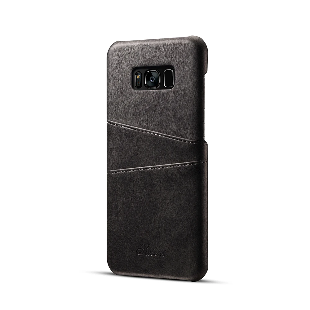For Samsung S8/S8PLUS Luxury Brand Leather With Card Case Mobile Phone Shell Coque Fitted Cases | Электроника
