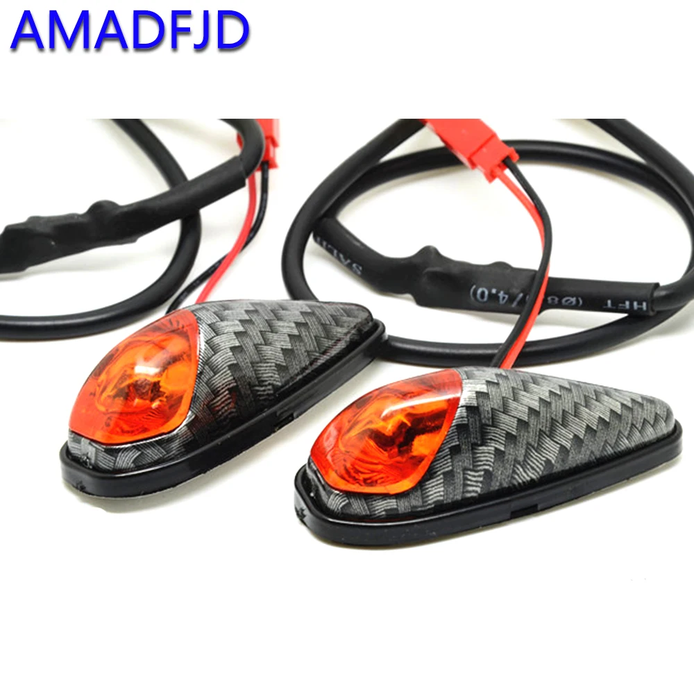 AMADFJD Universal Motorbike Indicator Lamp Turn Signal Motorcycle Led Stop Flasher Blinker Drl |