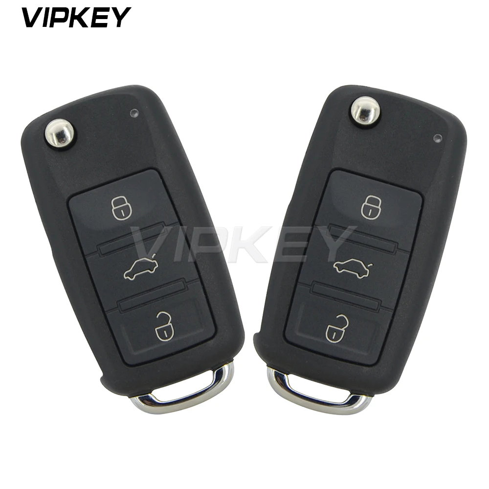 Remotekey 2 шт. 300 959 753AA откидная оболочка ключа дистанционного управления 3 кнопки дистанционного ключа для VW Touareg 2004 2005 2006 2007 2008 2009 2010 2011